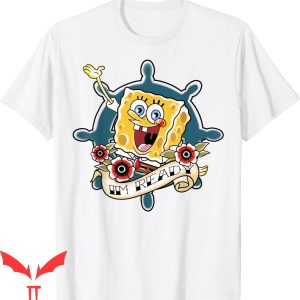 Gangster Spongebob T-Shirt I’m Ready Tattoo Style Tee Shirt