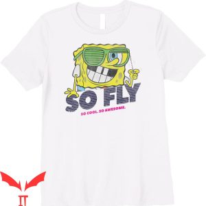Gangster Spongebob T-Shirt So Fly So Cool Retro Tee Shirt