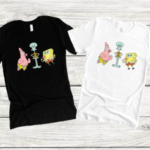 Gangster Spongebob T-Shirt Sponge Bob And Friends Tee Shirt