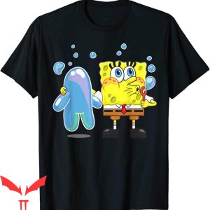 Gangster Spongebob T-Shirt Spongebob Bubble Technique Tee