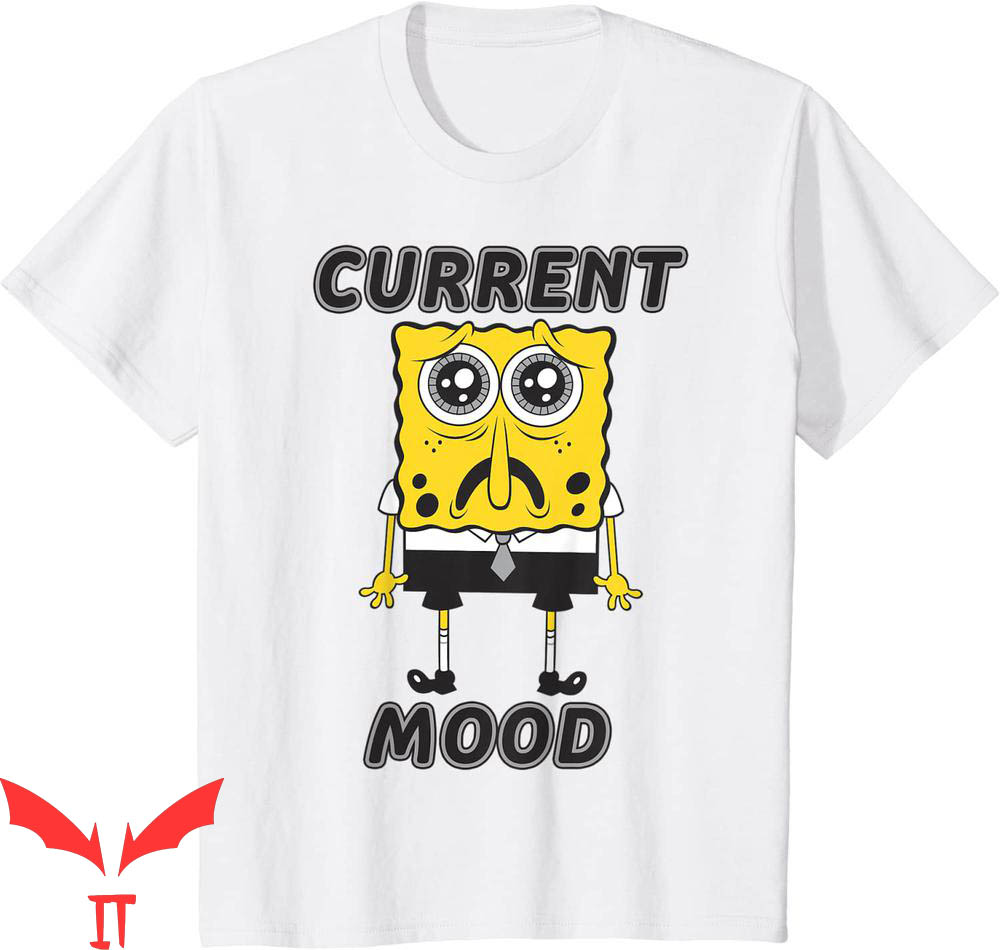 Gangster Spongebob T-Shirt Spongebob Current Mood Tee Shirt