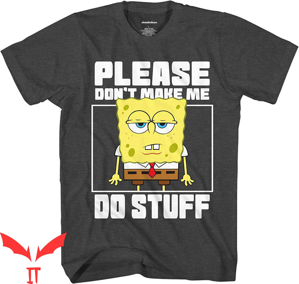 Gangster Spongebob T-Shirt Spongebob Please Graphic Tee