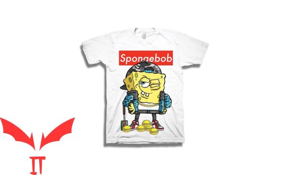 Gangster Spongebob T-Shirt Squarepants Classic Swag Tee