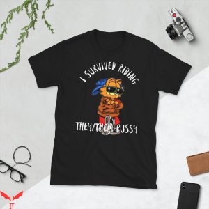 Gay Garfield T-Shirt Gangster Garfield I Survived Theythem