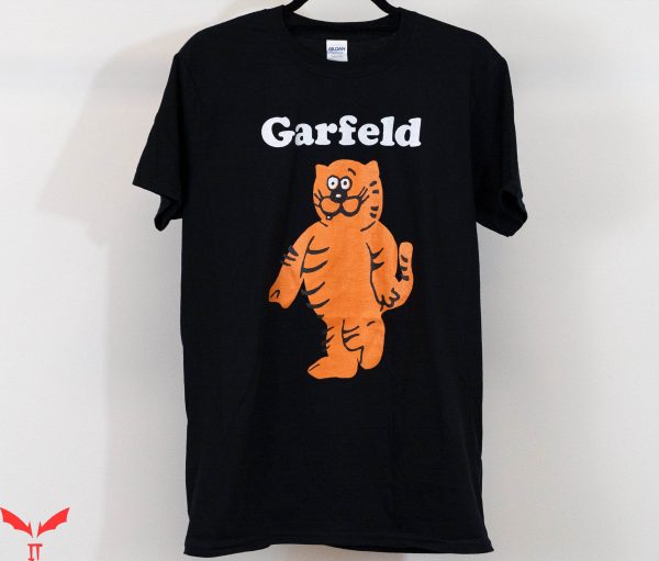Gay Garfield T-Shirt Garfeld Bootleg And Heathcliff Cat Tee