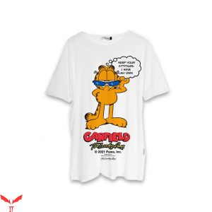 Gay Garfield T-Shirt Garfield Attitude Funny Graphic Tee