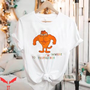 Gay Garfield T-Shirt Garfield Cowboy Im Immune To Propaganda