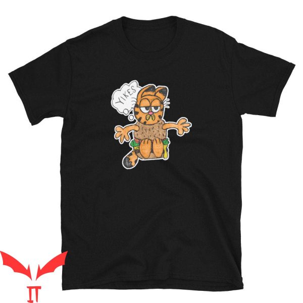 Gay Garfield T-Shirt Garfield Yikes Garfburger Tee Shirt