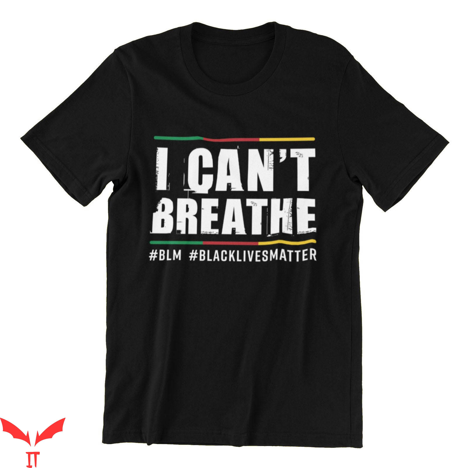 George Floyd T-Shirt Black Lives Matter I Can't Breath Tee
