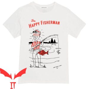 Happy Fisherman T-Shirt Funny Graphic Trendy Style Tee Shirt