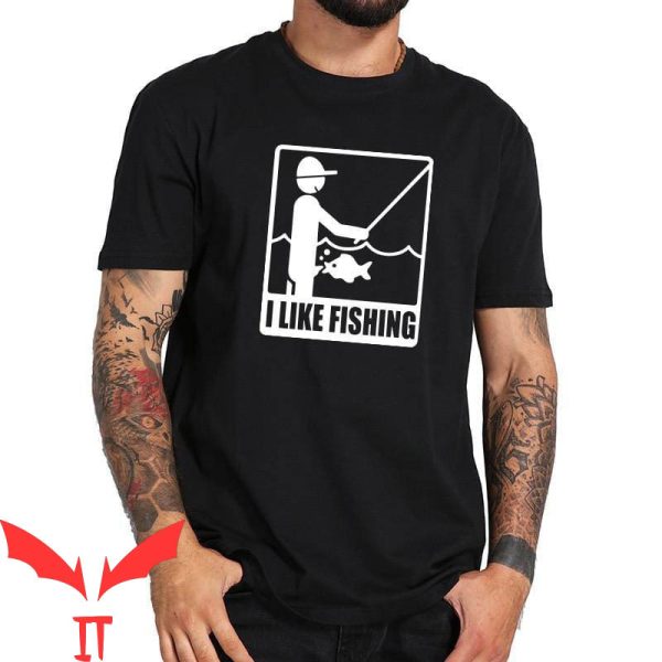 Happy Fisherman T-Shirt Vintage Funny Design Tee Shirt