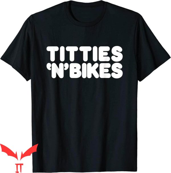 Hello Titties T-Shirt Titties ‘N’ Bikes Apparel Funny Design