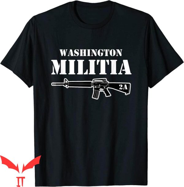 I Am The Militia T-Shirt American Militia Washington Shirt