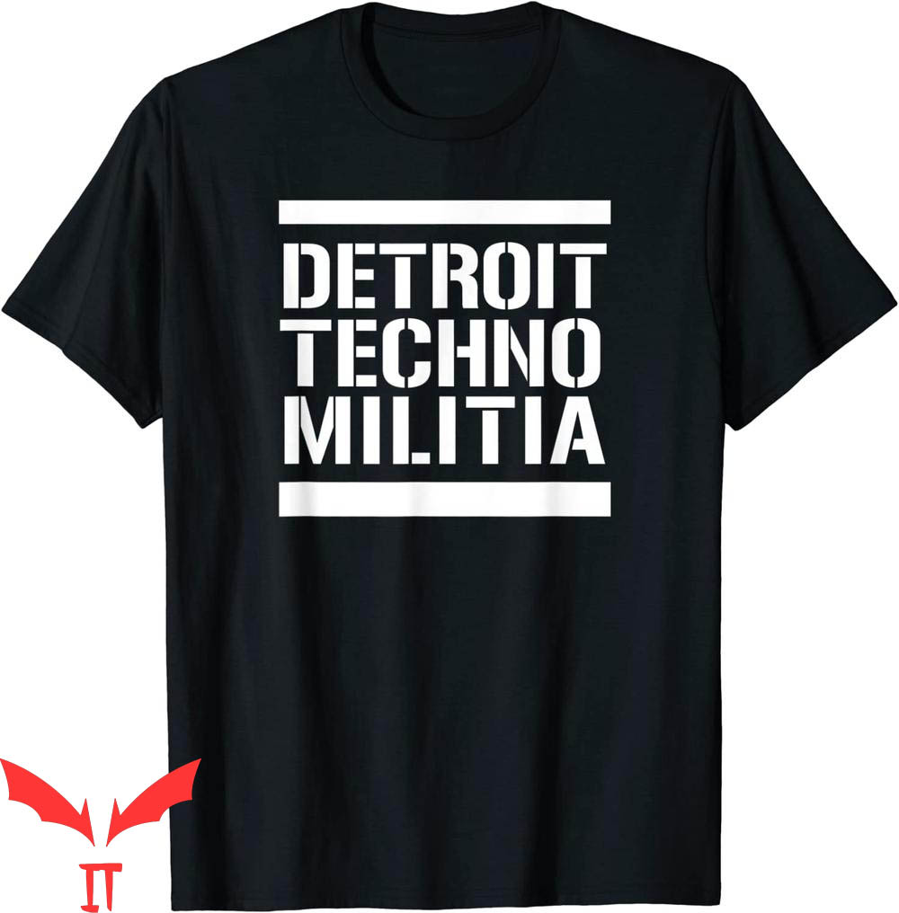 I Am The Militia T-Shirt Detroit Techno Militia Classic Logo