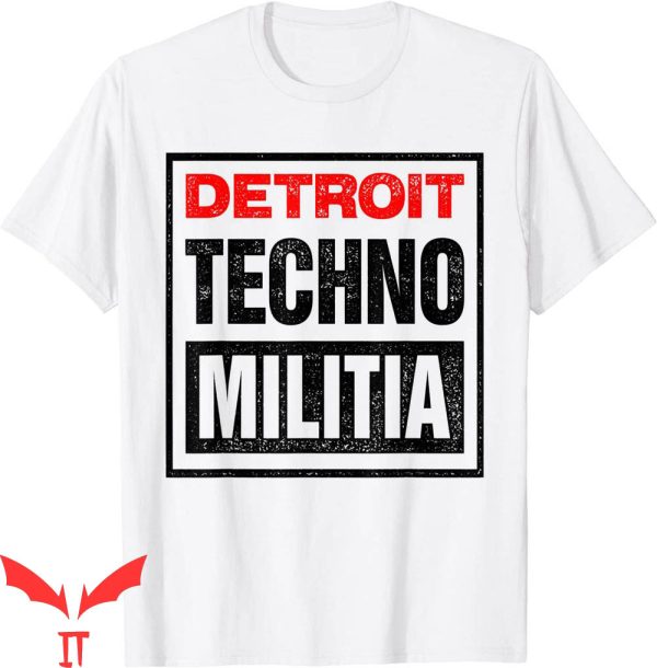 I Am The Militia T-Shirt Detroit Techno Militia Tee Shirt
