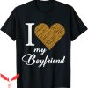 I Heart My BF T-Shirt Funny Valentine Couple BF Tee Shirt