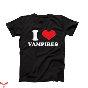 I Heart My BF T-Shirt I Heart Vampires Graphic Tee Shirt
