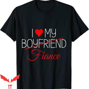 I Heart My BF T-Shirt I Love My Boyfriend-Fiance Tee Shirt
