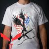 If I Charge Follow Me T-Shirt If I Retreat Kill Me Cool Tee