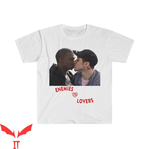 In Bed With Your Wife T-Shirt Kanye West Pete Davidson Kiss