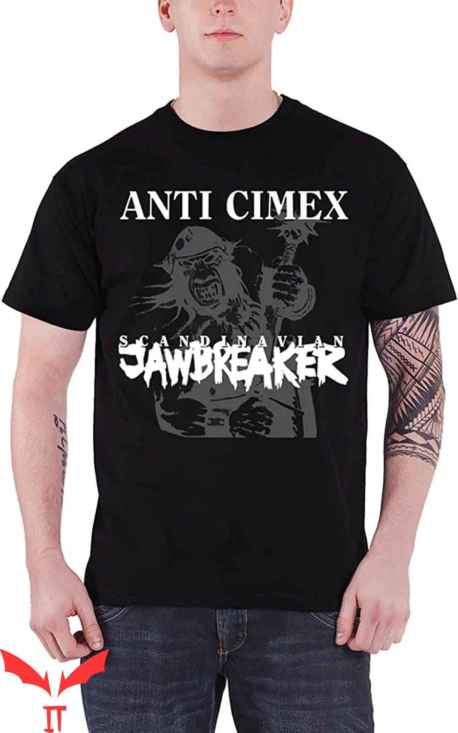 Jawbreaker T-Shirt Anti Cimextee Shirt Scandinavian Logo