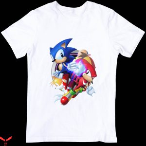 Joe Rogan Podcast Sonic T-Shirt Blue Sonic And Red Sonic Tee