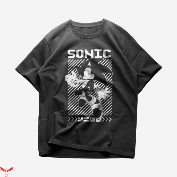 Joe Rogan Podcast Sonic T-Shirt Limited Sonic Japanese Tee