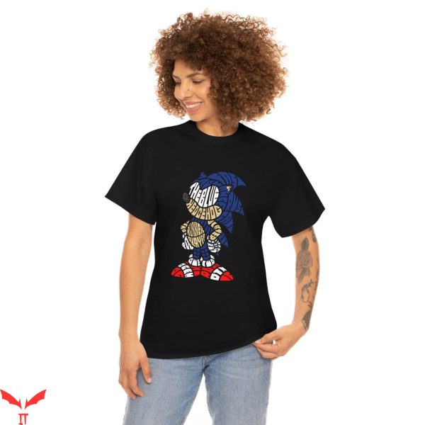 Joe Rogan Podcast Sonic T-Shirt Sega Sonic Graphic Tee Shirt