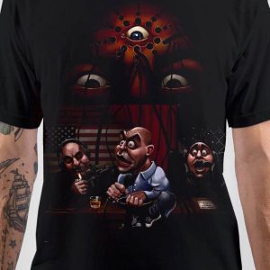 Joe Rogan Podcast T-Shirt JRP Funny Style Face Design Tee