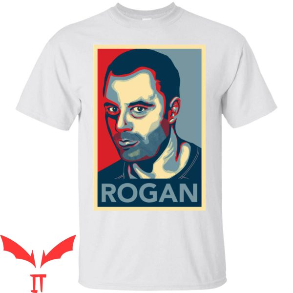 Joe Rogan Podcast T-Shirt JRP Young Rogan Funny Face Tee
