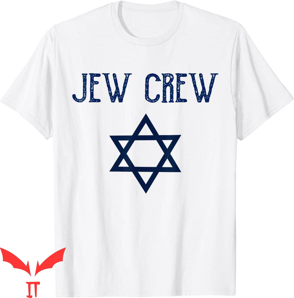 Just Jew It T-Shirt Jew Crew Jewish Star Graphic Tee Shirt