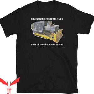 Killdozer T-Shirt Cool Graphic Tread On Them Bulldozer Shirt