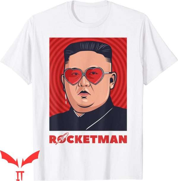 Kim Jong Un Blood T-Shirt Rocketman North Korea Art T-Shirt