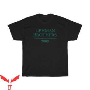 Lehman Brothers Risk Management T-Shirt 2008 Cool Tee