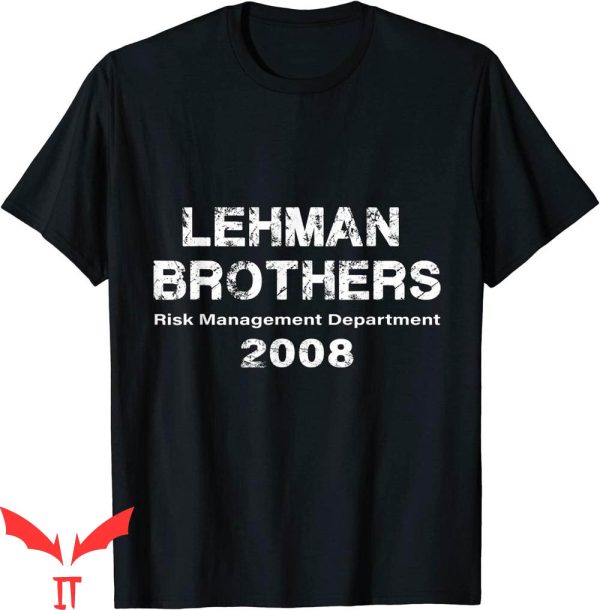 Lehman Brothers Risk Management T-Shirt 2008 Design Tee