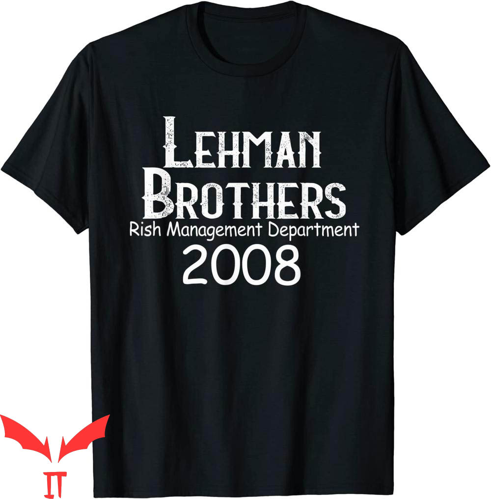 Lehman Brothers Risk Management T-Shirt 2008 Graphic Tee