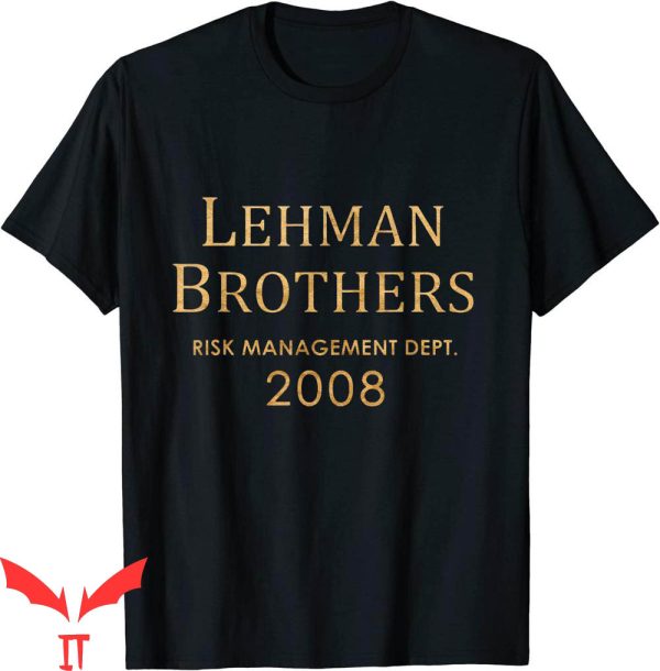 Lehman Brothers Risk Management T-Shirt 2008 Vintage Tee