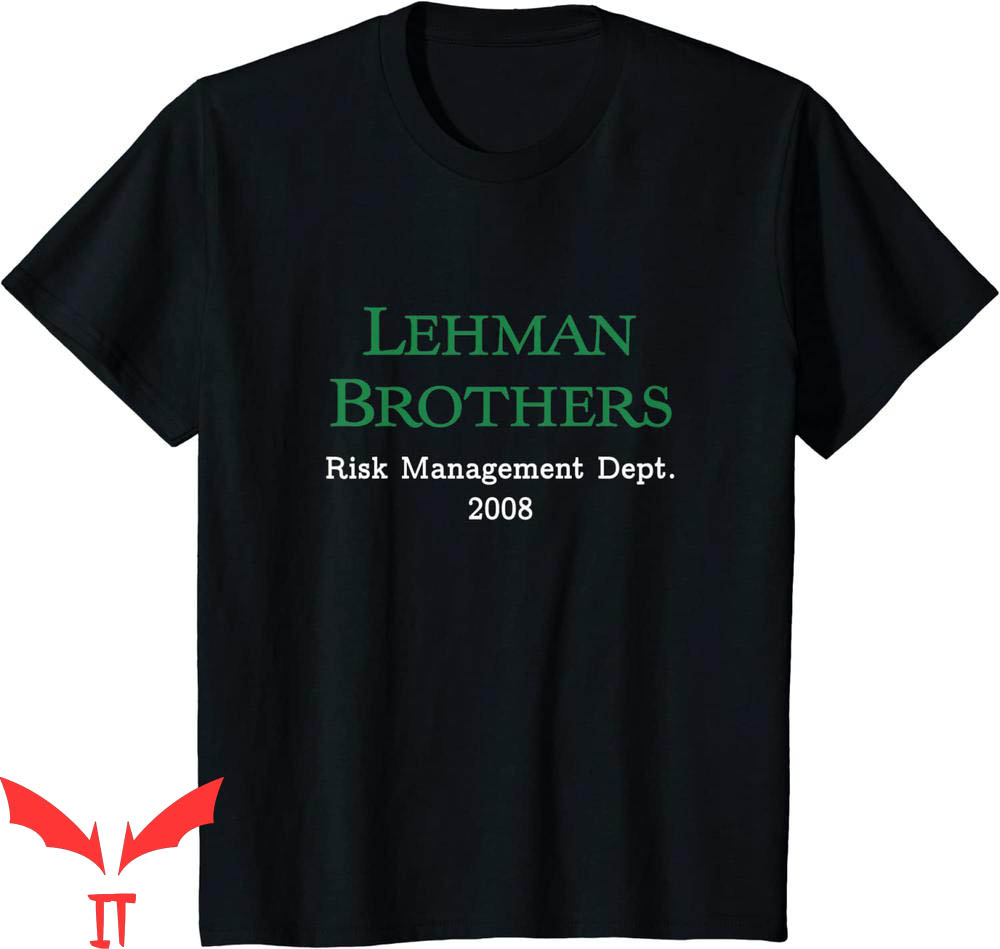Lehman Brothers Risk Management T-Shirt Dept Vintage Tee