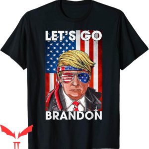 Let’s Go Brandon T-Shirt American Flag Trump 4th Of July