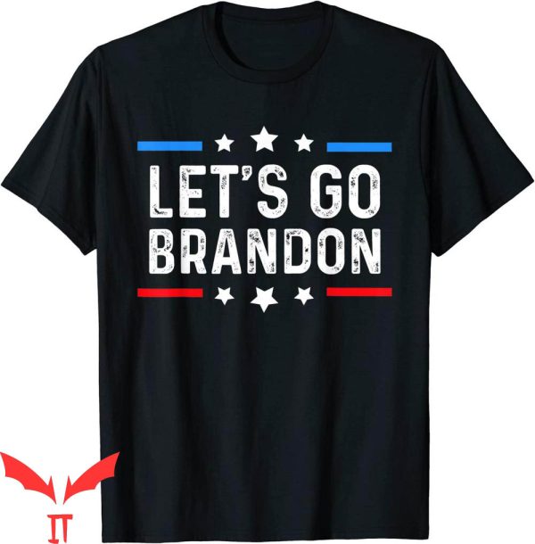 Let’s Go Brandon T-Shirt Anti Biden US American Flag Tee