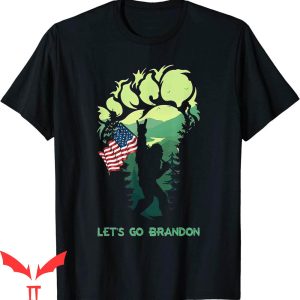 Let's Go Brandon T-Shirt Bigfoot American Flag Tee Shirt