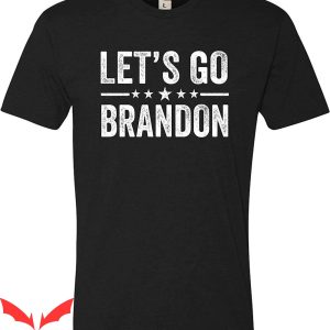Let's Go Brandon T-Shirt Colorful Graphic Design With Phrase