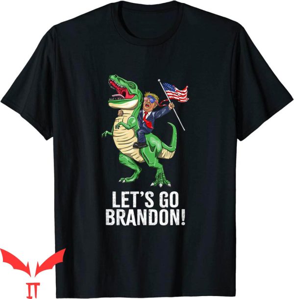 Let’s Go Brandon T-Shirt Funny T.rump US Flag Tee Shirt