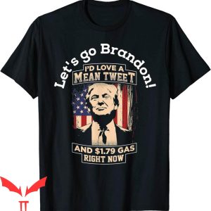 Let's Go Brandon T-Shirt Pro Trump 2024 Flag Anti Joe Biden