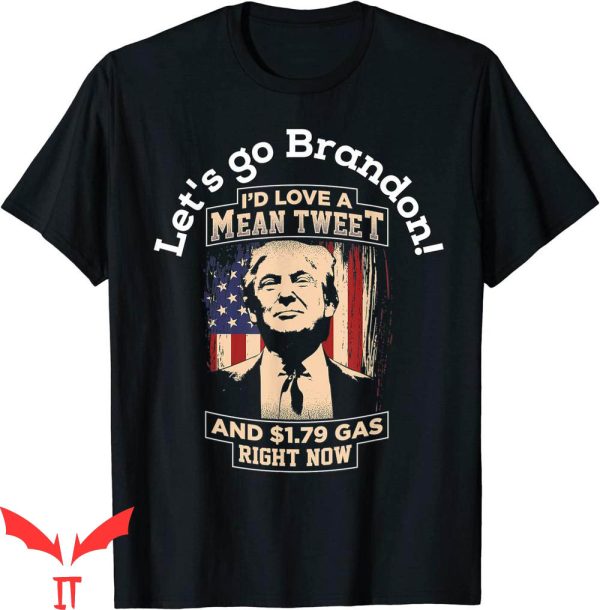 Let’s Go Brandon T-Shirt Pro Trump 2024 Flag Anti Joe Biden