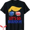 Let’s Go Brandon T-Shirt Trump America Flag Tee Shirt