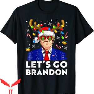 Let’s Go Brandon T-Shirt Trump Christmas Vintage T-Shirt