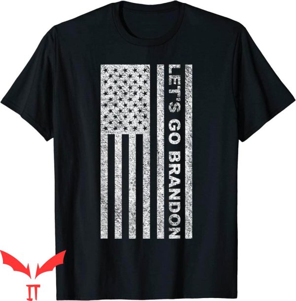 Let’s Go Brandon T-Shirt USA Flag Graphic Design Funny Style