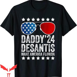 Make America Florida T-Shirt 2024 Desantis Funy Design Tee
