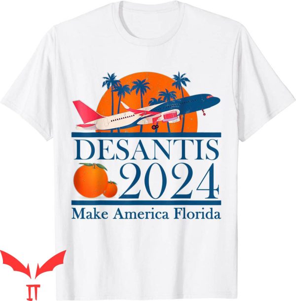 Make America Florida T-Shirt DeSantis 2024 Vintage T-Shirt